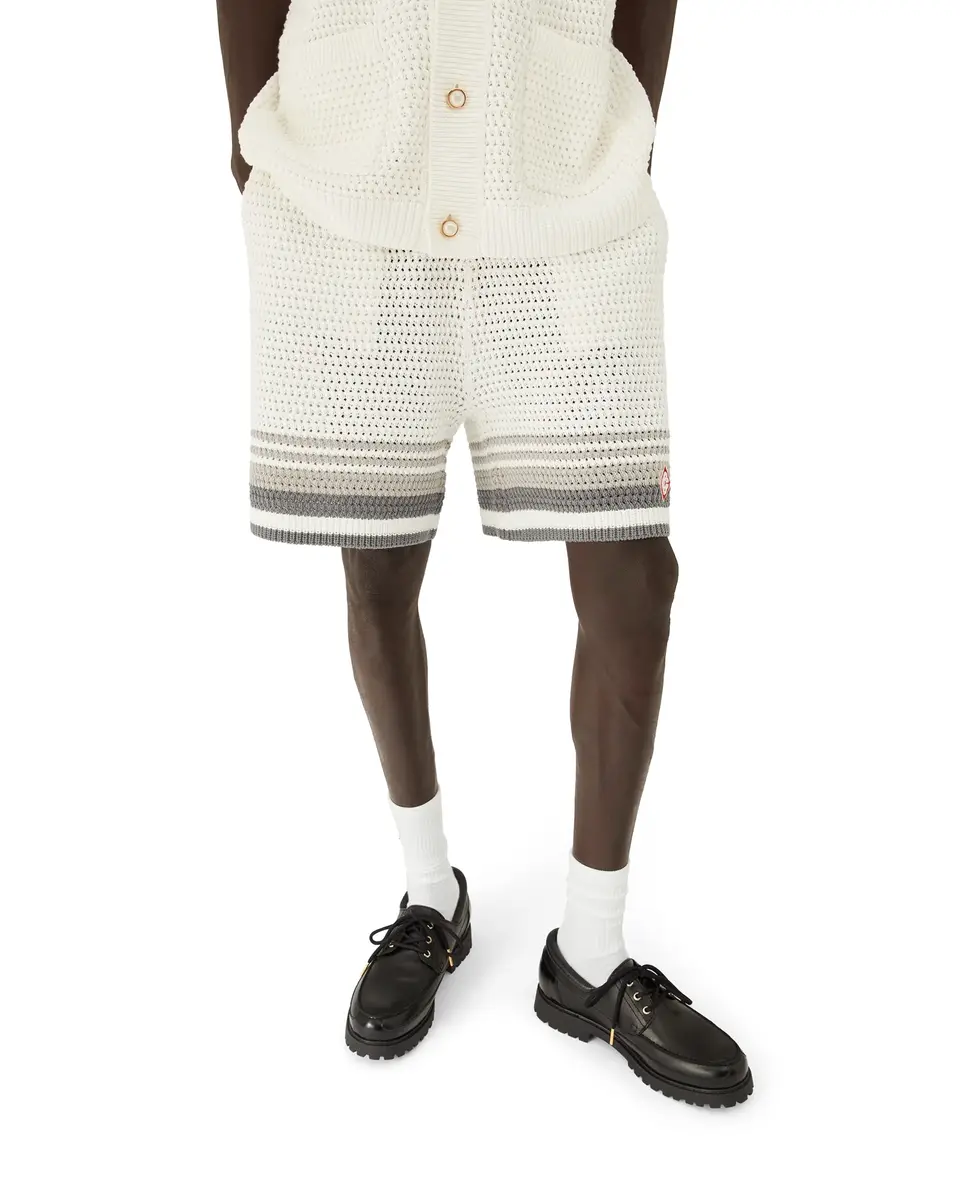 Casablanca Tennis Crochet Shorts | Thumbnail 4