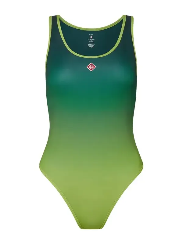 Gradient Swimsuit in Green
