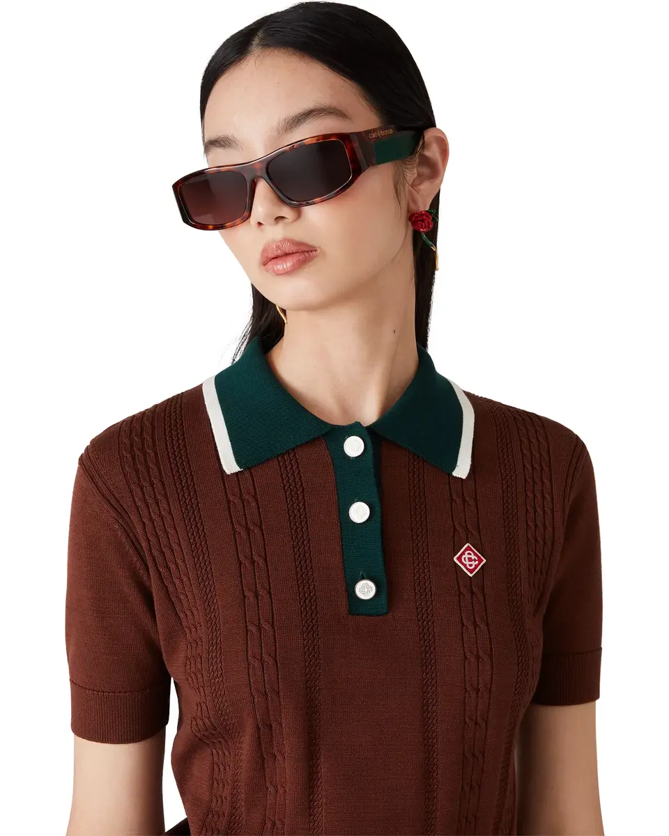 Casablanca Tortoiseshell Rectangular Sunglasses | Thumbnail 2 Casablanca Tortoiseshell Rectangular Sunglasses | Thumbnail 2