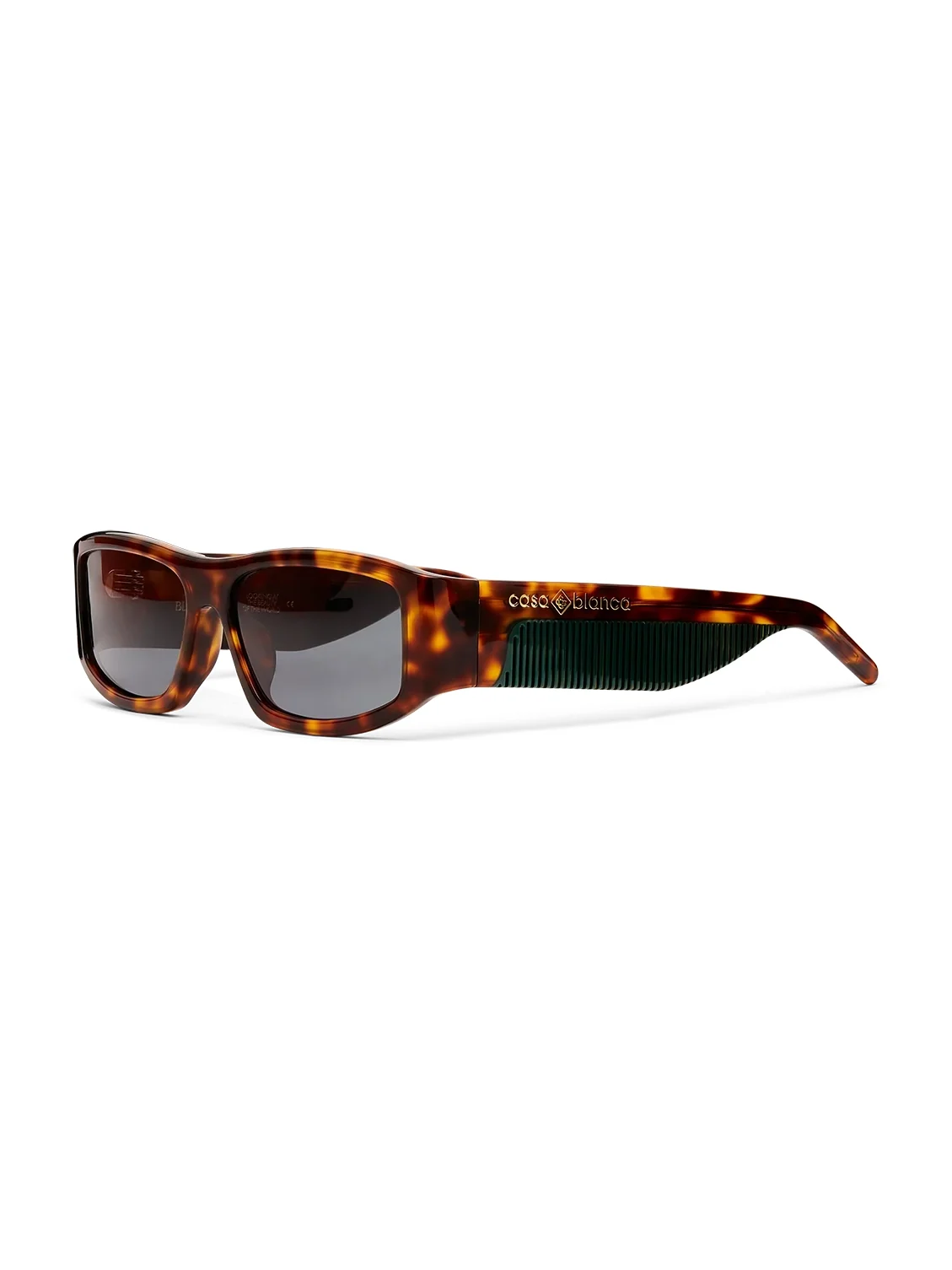 Casablanca Tortoiseshell Rectangular Sunglasses