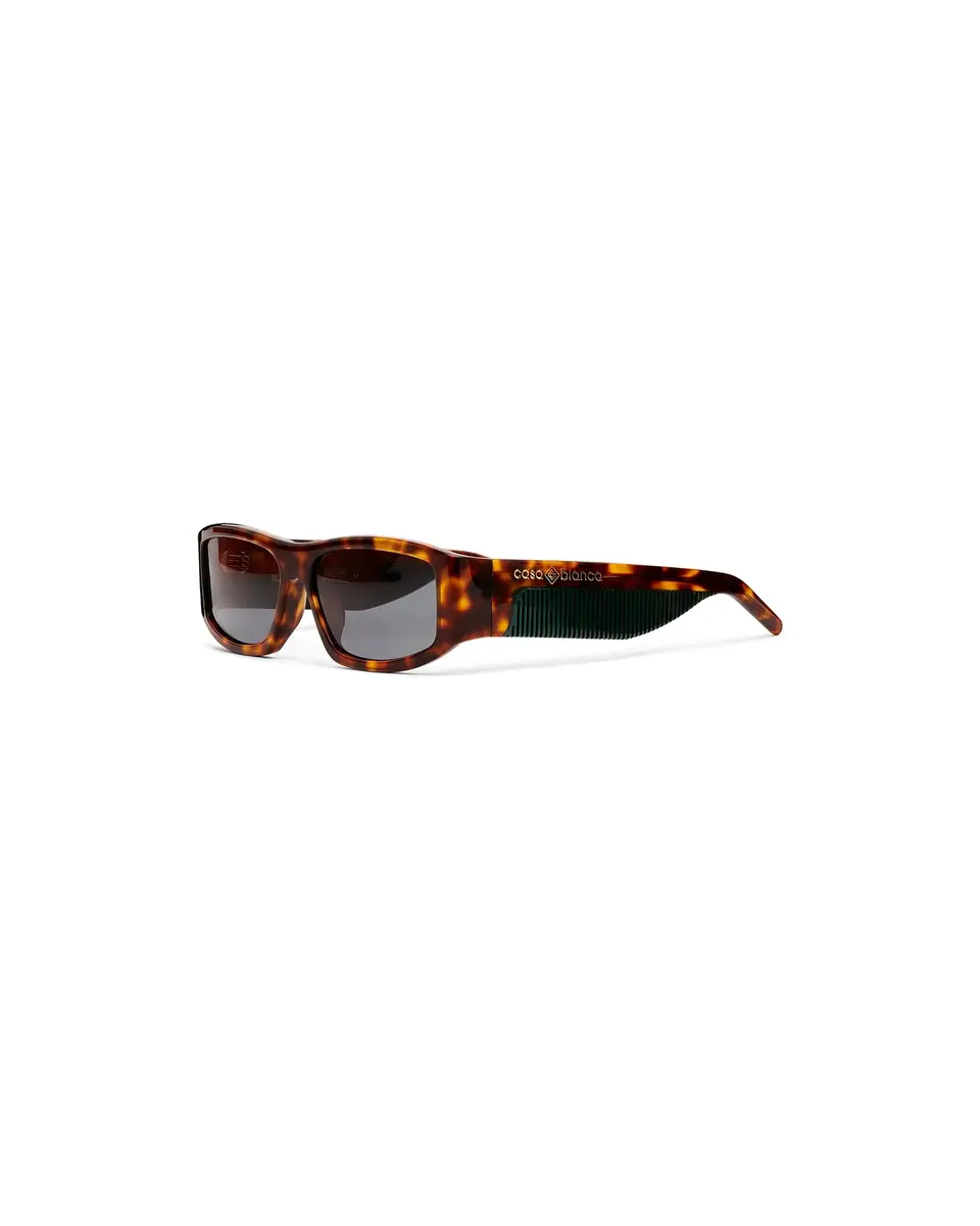 Casablanca Tortoiseshell Rectangular Sunglasses