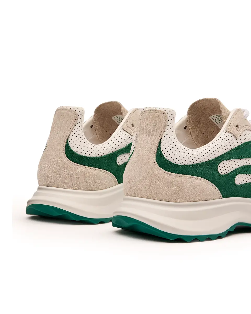 Casablanca White & Green Stade Sneaker | Thumbnail 4 Casablanca White & Green Stade Sneaker | Thumbnail 4
