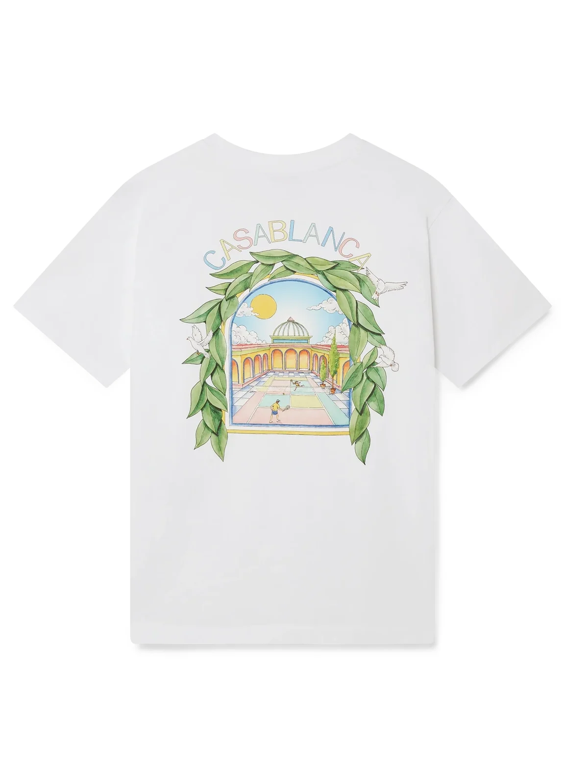 Casablanca L'Arche De Tennis Short Sleeve T-Shirt