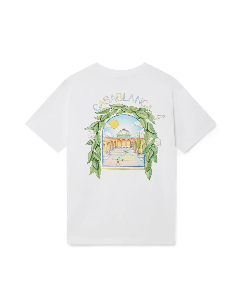 Casablanca L'Arche De Tennis Short Sleeve T-Shirt