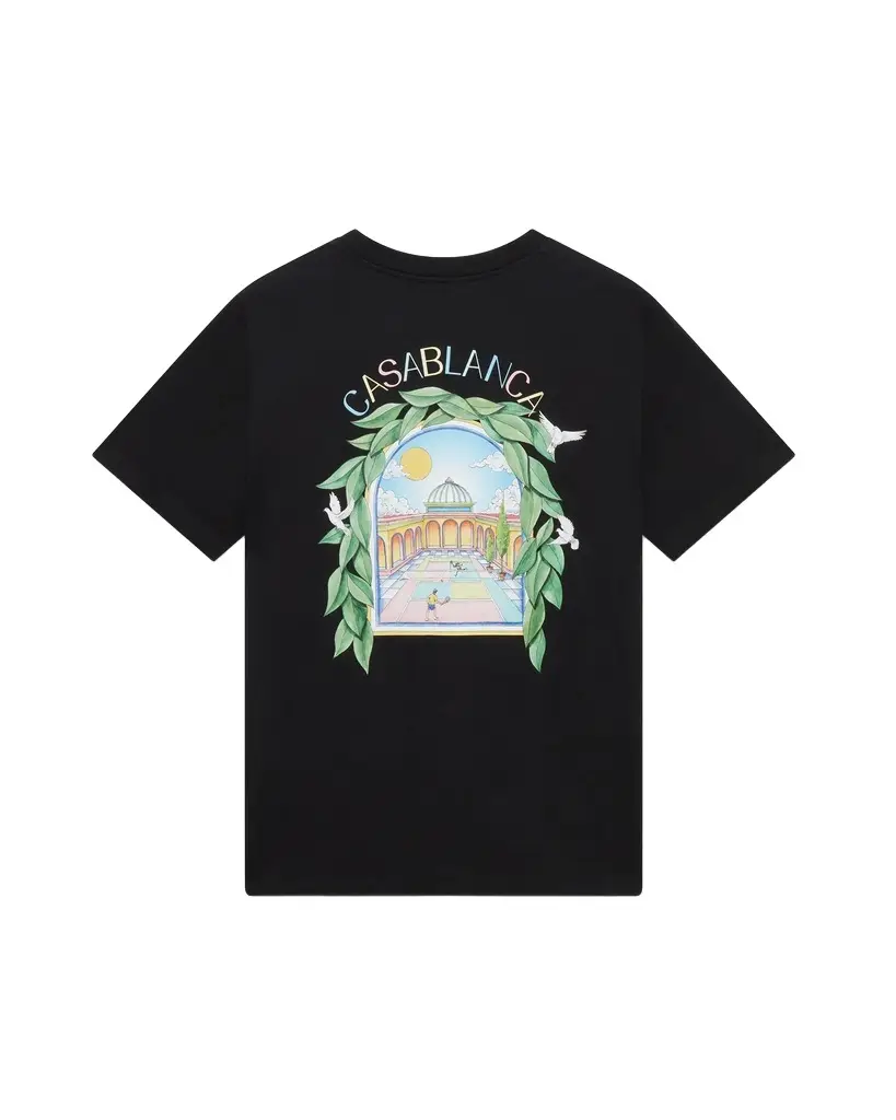 Casablanca L'Arche De Tennis Short Sleeve T-Shirt