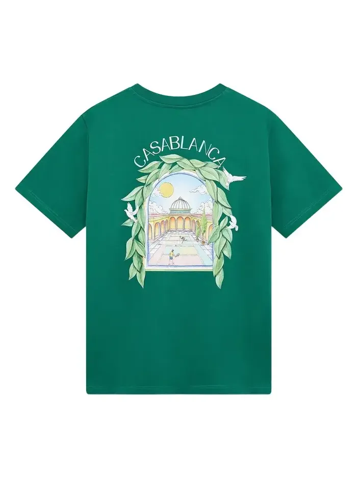 Casablanca L'Arche De Tennis Short Sleeve T-Shirt