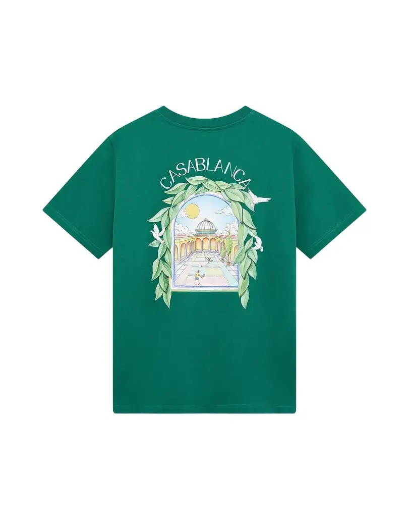 Casablanca L'Arche De Tennis Short Sleeve T-Shirt