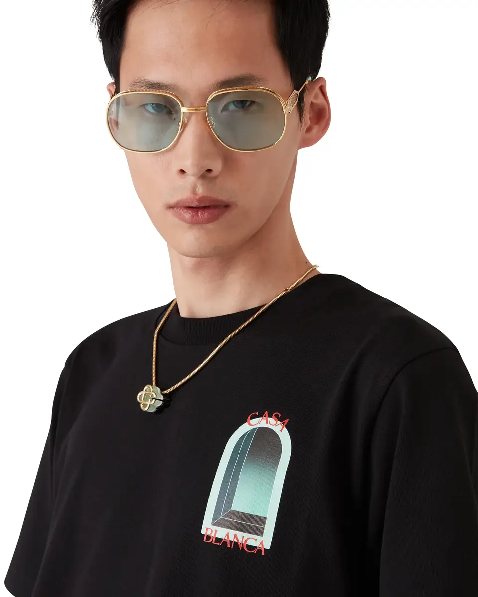 Casablanca L'Arche Short Sleeve T-Shirt | Thumbnail 5