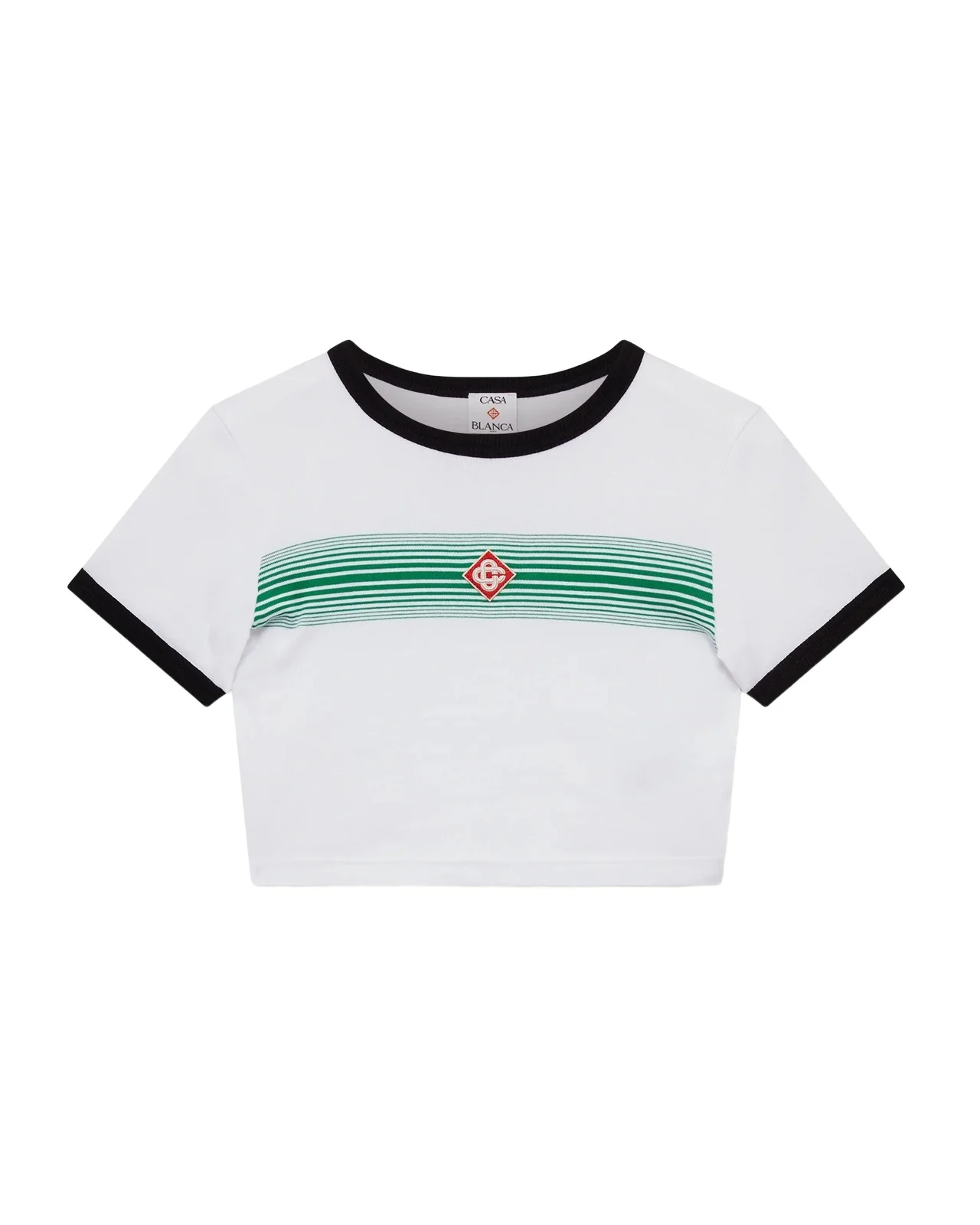 Gradient Stripe Ringer Short Sleeve T-Shirt Gradient Stripe Ringer Short Sleeve T-Shirt