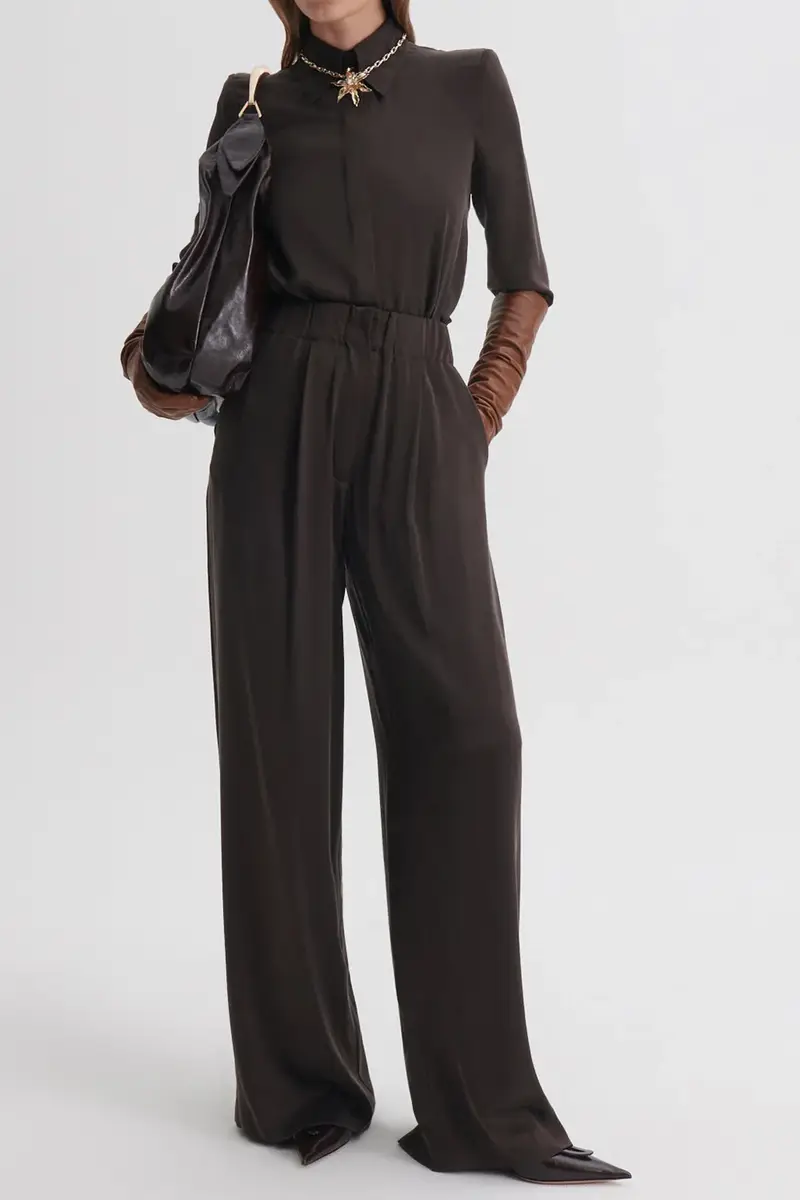 Scanlan Theodore Long Sleeve Shoulder Pad Shirt | Thumbnail 2 Scanlan Theodore Long Sleeve Shoulder Pad Shirt | Thumbnail 2