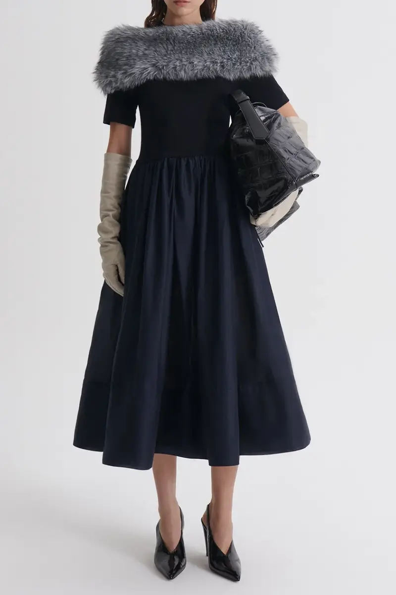 Scanlan Theodore Short Sleeve Sweater Dress | Thumbnail 2 Scanlan Theodore Short Sleeve Sweater Dress | Thumbnail 2