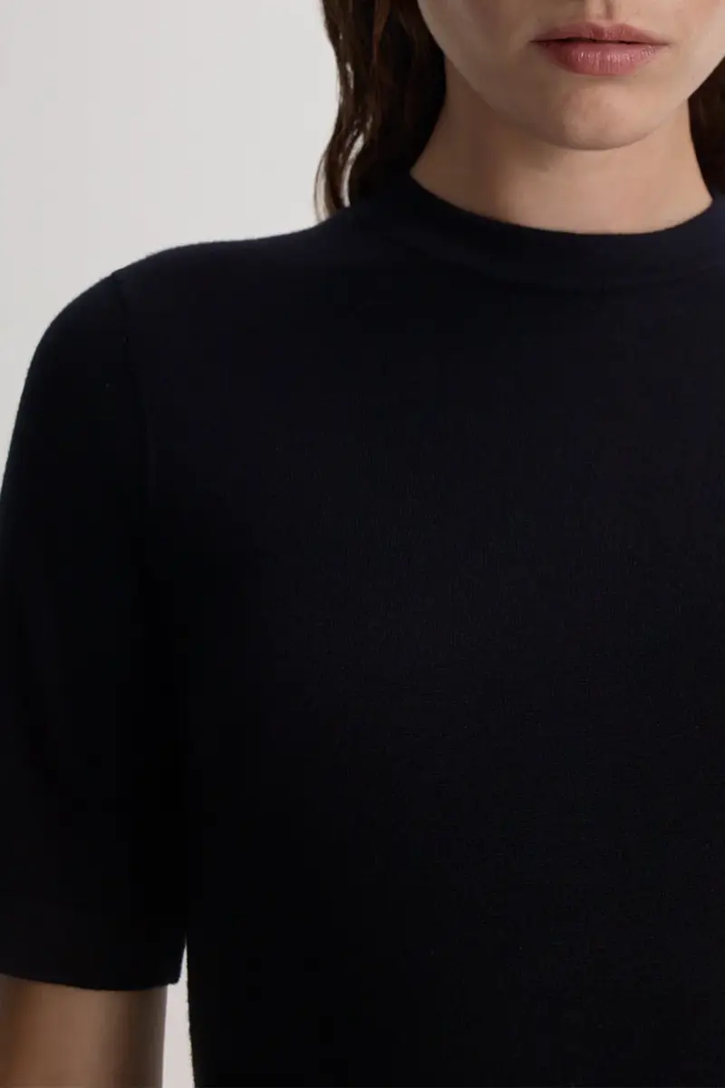 Scanlan Theodore Short Sleeve Sweater Dress | Thumbnail 3 Scanlan Theodore Short Sleeve Sweater Dress | Thumbnail 3