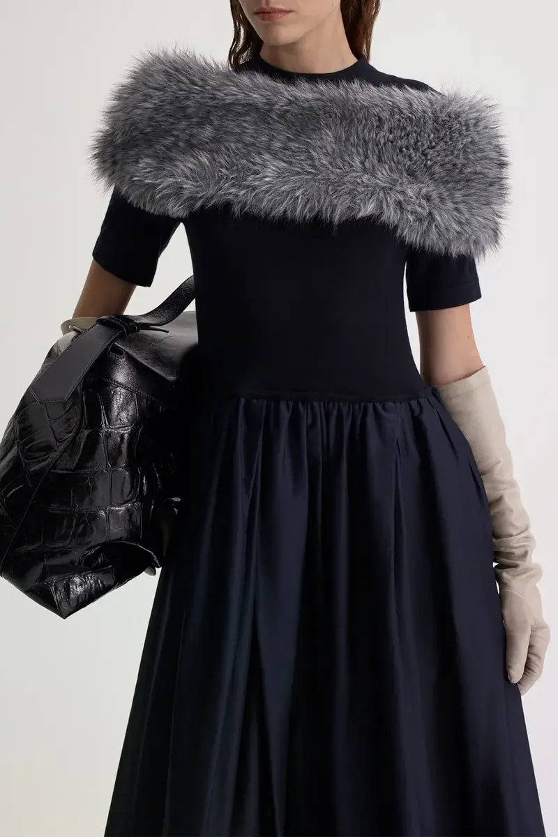 Scanlan Theodore Short Sleeve Sweater Dress | Thumbnail 4 Scanlan Theodore Short Sleeve Sweater Dress | Thumbnail 4