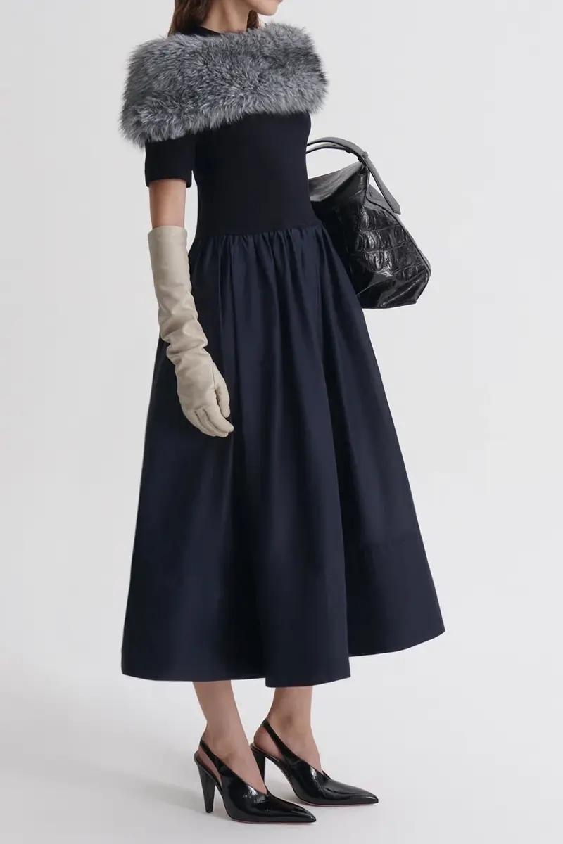 Scanlan Theodore Short Sleeve Sweater Dress | Thumbnail 6 Scanlan Theodore Short Sleeve Sweater Dress | Thumbnail 6