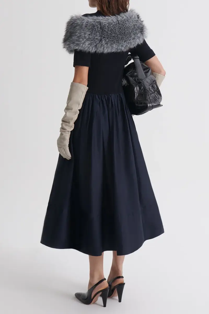 Scanlan Theodore Short Sleeve Sweater Dress | Thumbnail 8 Scanlan Theodore Short Sleeve Sweater Dress | Thumbnail 8