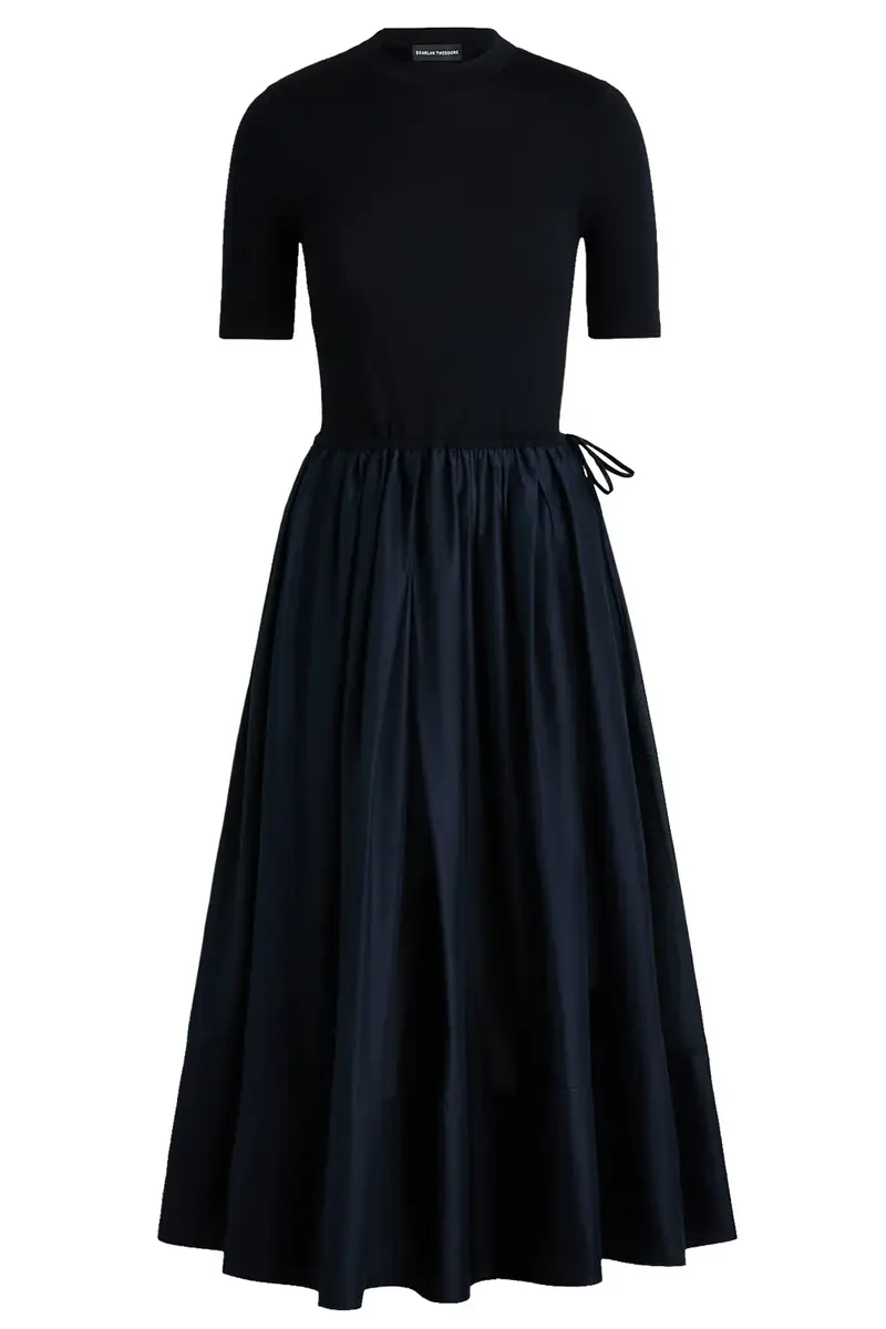 Scanlan Theodore Short Sleeve Sweater Dress