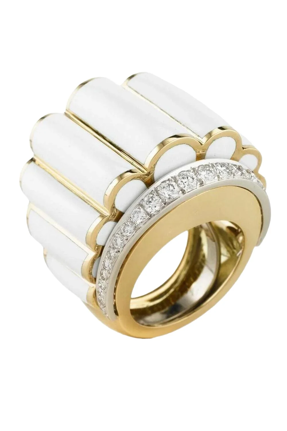 Diamond Scallop Ring Diamond Scallop Ring