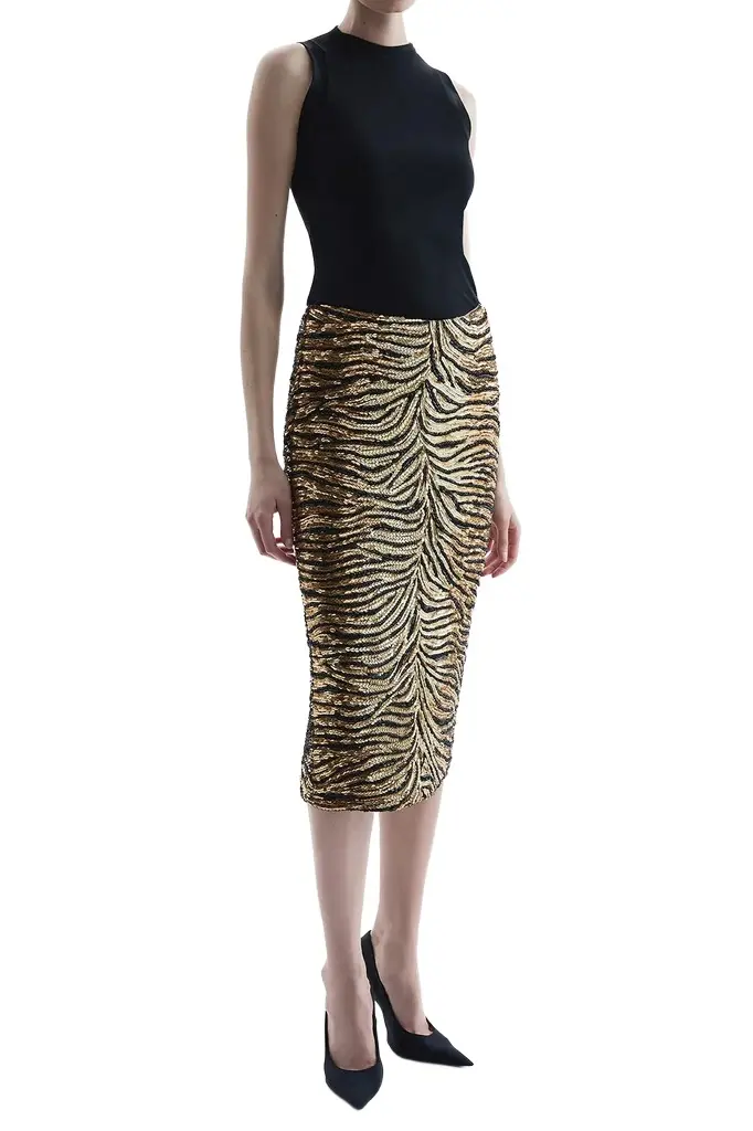 RACHEL GILBERT Maison Sequin Skirt