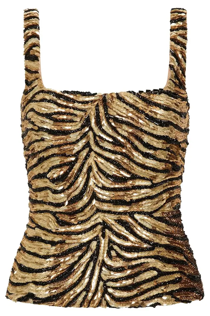 RACHEL GILBERT Maison Sequin Top