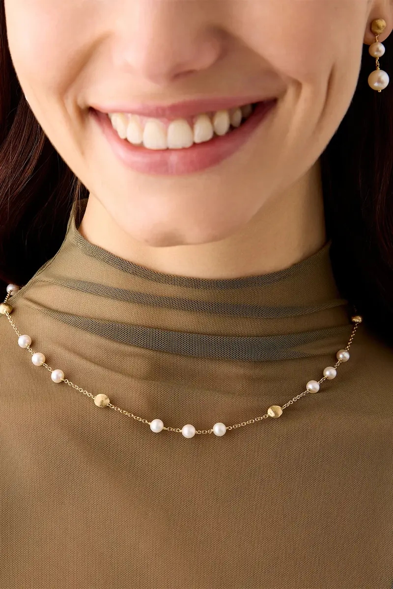 MARCO BICEGO Multi-Colored Freshwater Pearl Africa Necklace | Thumbnail 2 MARCO BICEGO Multi-Colored Freshwater Pearl Africa Necklace | Thumbnail 2