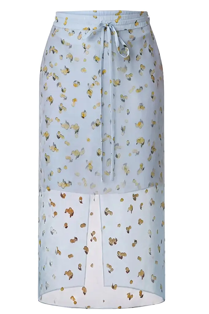 Sheer Overlay Skirt
