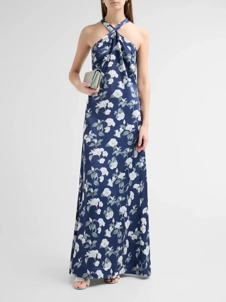 SACHIN & BABI Women's Laurant Floral Print Halterneck Gown | Thumbnail 2 SACHIN & BABI Women's Laurant Floral Print Halterneck Gown | Thumbnail 2