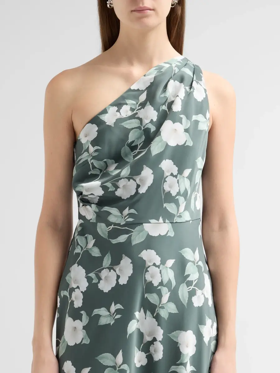 SACHIN & BABI Women's Delphine One-Shoulder Chiffon Gown | Thumbnail 5 SACHIN & BABI Women's Delphine One-Shoulder Chiffon Gown | Thumbnail 5
