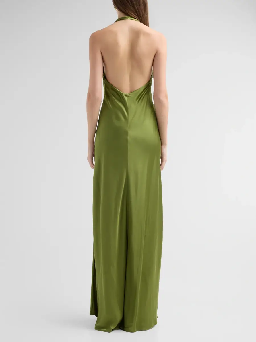 A.L.C. A. L.C. Women's Mabel Twist-Knot Halter Gown | Thumbnail 3 A.L.C. A. L.C. Women's Mabel Twist-Knot Halter Gown | Thumbnail 3