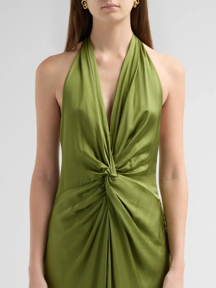 A.L.C. A. L.C. Women's Mabel Twist-Knot Halter Gown | Thumbnail 5 A.L.C. A. L.C. Women's Mabel Twist-Knot Halter Gown | Thumbnail 5
