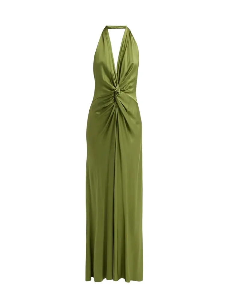 A.L.C. A. L.C. Women's Mabel Twist-Knot Halter Gown