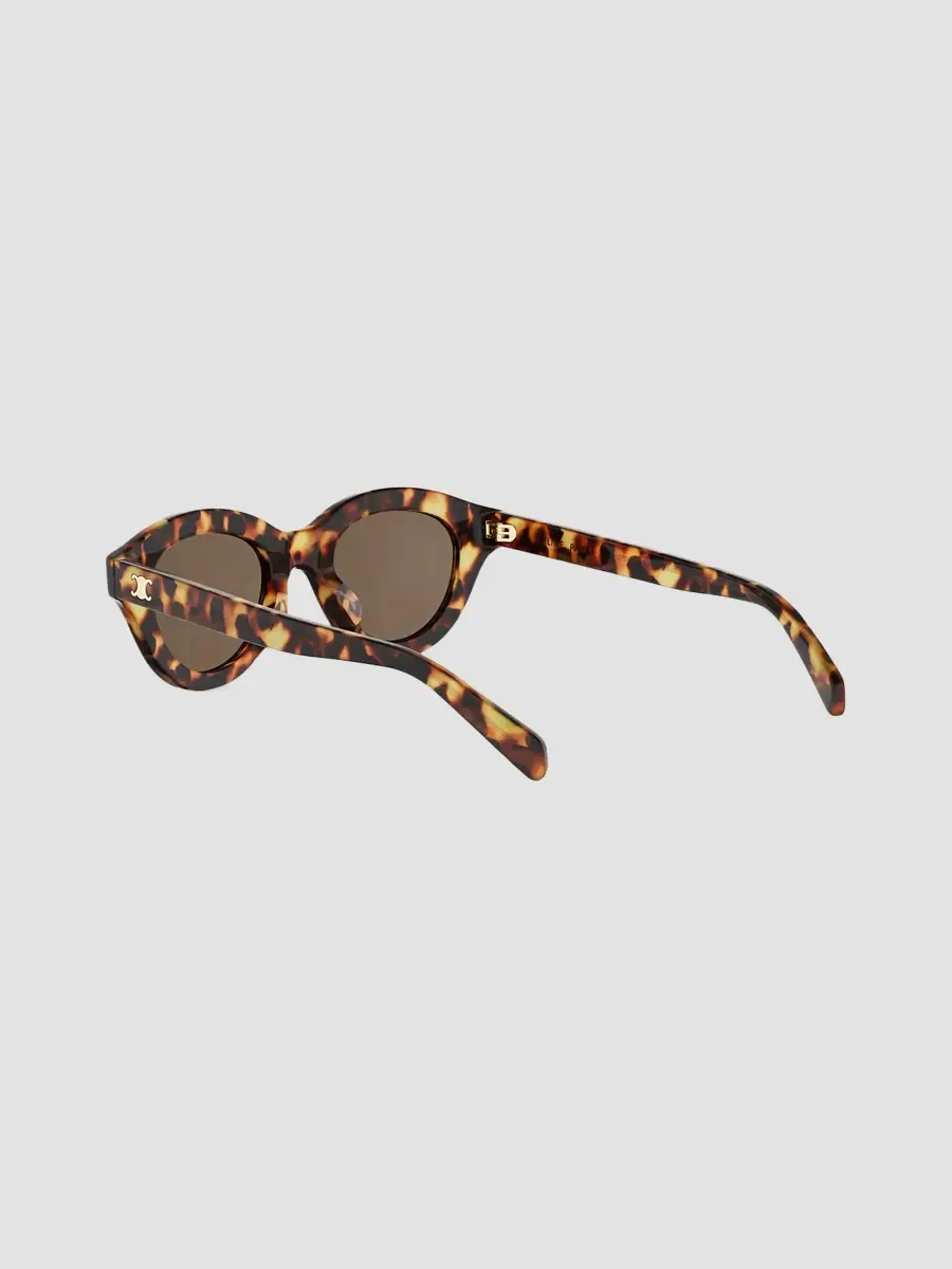 Celine Women's Triomphe Mini 47MM Round Sunglasses | Thumbnail 3