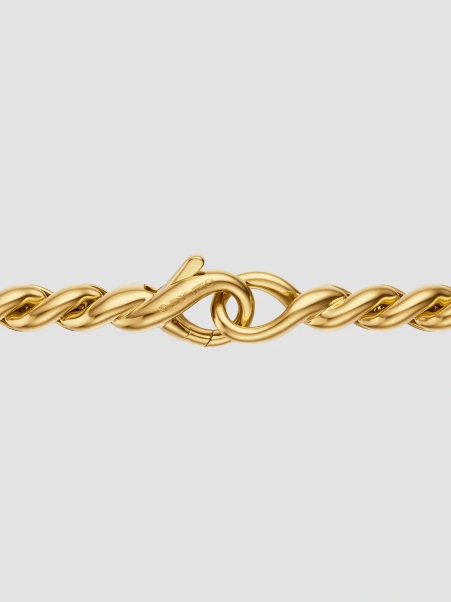 David Yurman Women's Sculpted Cable Chain Necklace in 18K Yellow Gold, 3.7MM | Thumbnail 4 David Yurman Women's Sculpted Cable Chain Necklace in 18K Yellow Gold, 3.7MM | Thumbnail 4