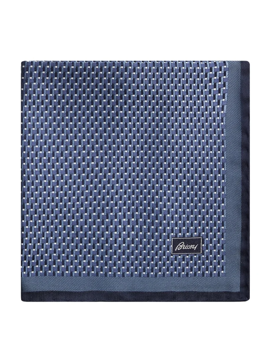 Men's Hand-Rolled Geometric Silk Pocket Sqaure Men's Hand-Rolled Geometric Silk Pocket Sqaure