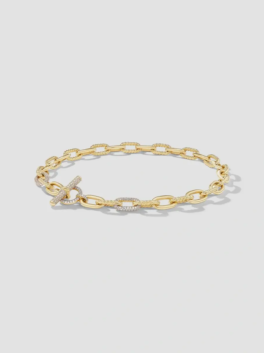 David Yurman Women's Madison Toggle Chain Necklace in 18K Yellow Gold | Thumbnail 2 David Yurman Women's Madison Toggle Chain Necklace in 18K Yellow Gold | Thumbnail 2