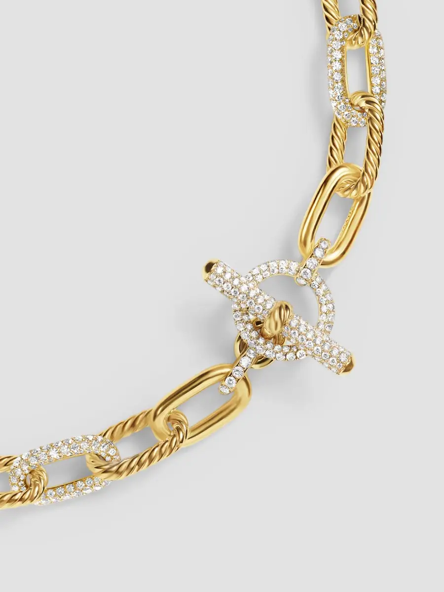 David Yurman Women's Madison Toggle Chain Necklace in 18K Yellow Gold | Thumbnail 3 David Yurman Women's Madison Toggle Chain Necklace in 18K Yellow Gold | Thumbnail 3