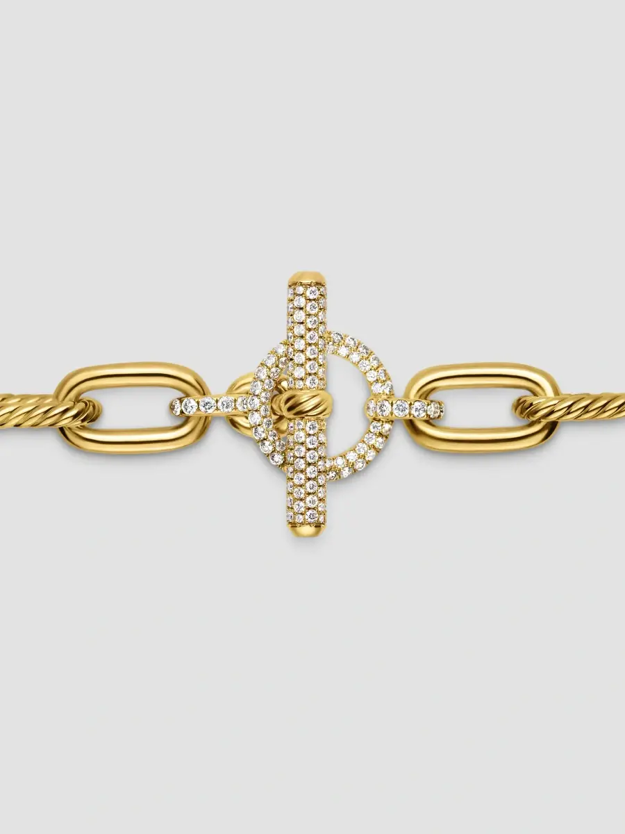 David Yurman Women's Madison Toggle Chain Necklace in 18K Yellow Gold | Thumbnail 4 David Yurman Women's Madison Toggle Chain Necklace in 18K Yellow Gold | Thumbnail 4