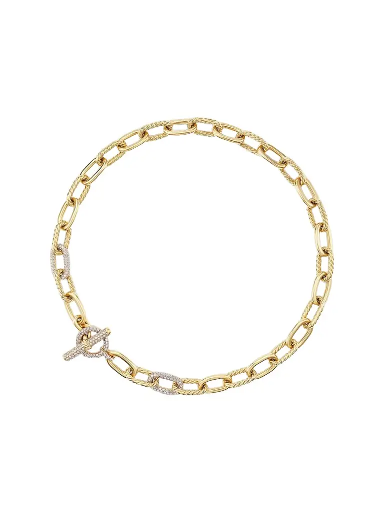 Women's Madison Toggle Chain Necklace in 18K Yellow Gold Women's Madison Toggle Chain Necklace in 18K Yellow Gold