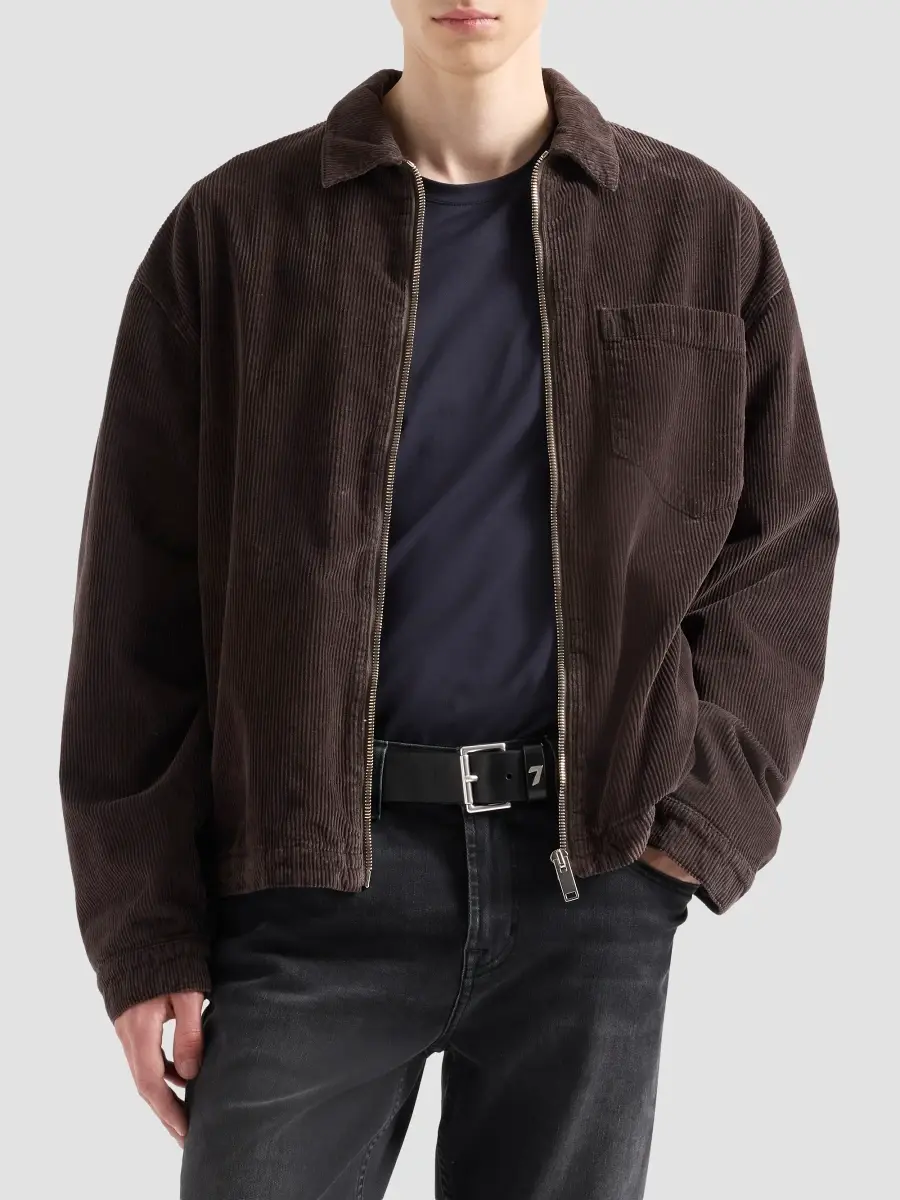 7 For All Mankind Men's Corduroy Full-Zip Shirt Jacket | Thumbnail 4 7 For All Mankind Men's Corduroy Full-Zip Shirt Jacket | Thumbnail 4