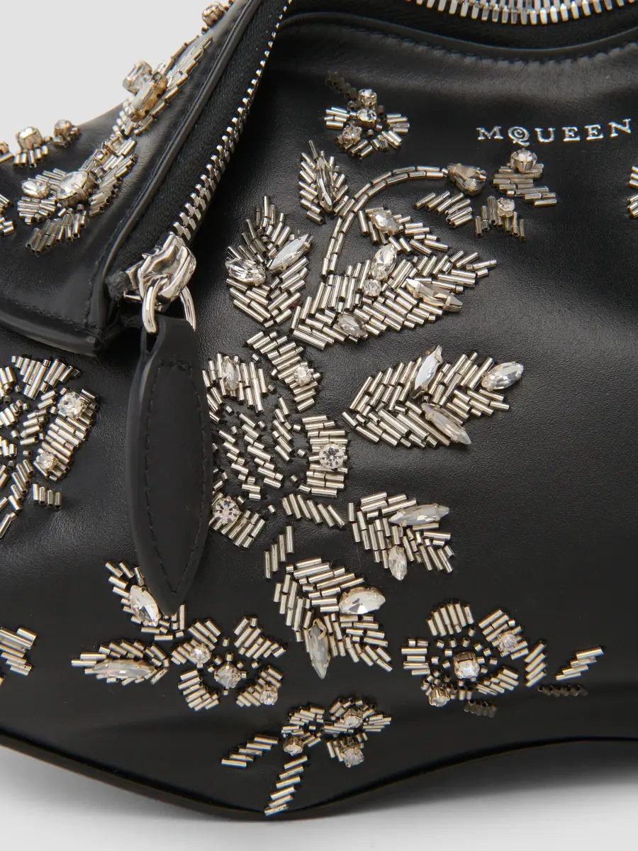 Alexander McQueen Women's Manta Embellished Leather Clutch | Thumbnail 5