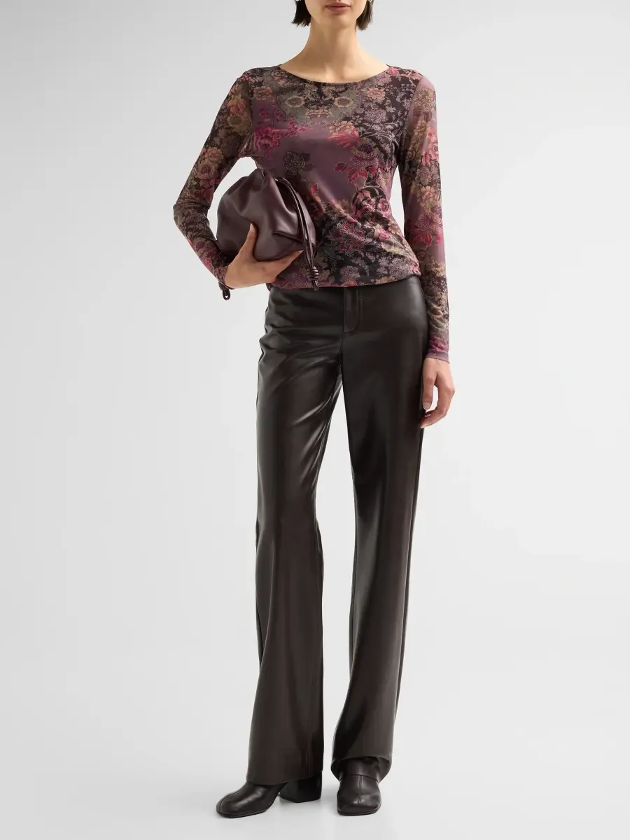 Johnny Was Women's Jemma Floral Mesh Long-Sleeve Shirt | Thumbnail 2 Johnny Was Women's Jemma Floral Mesh Long-Sleeve Shirt | Thumbnail 2