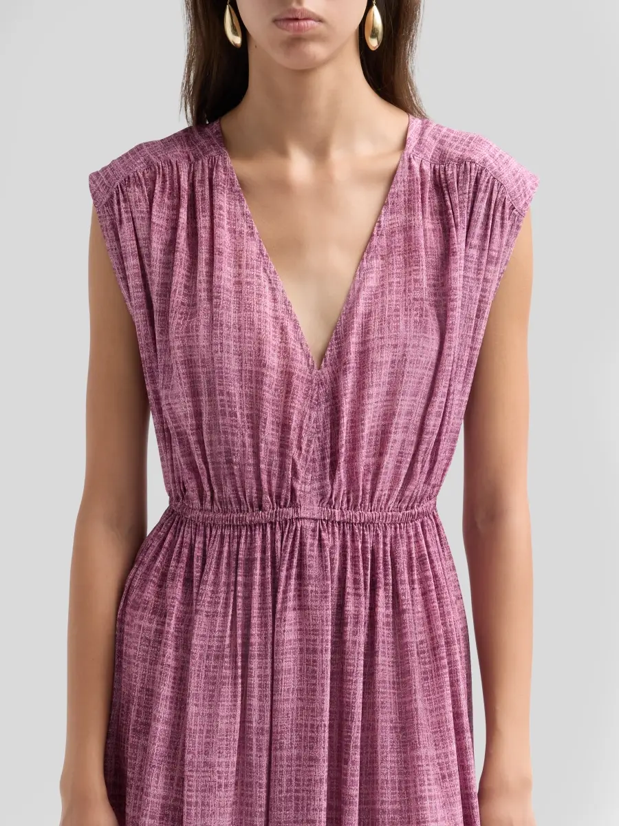 Johnny Was Women's Monade Ruched Floral Silk Maxi Dress | Thumbnail 5