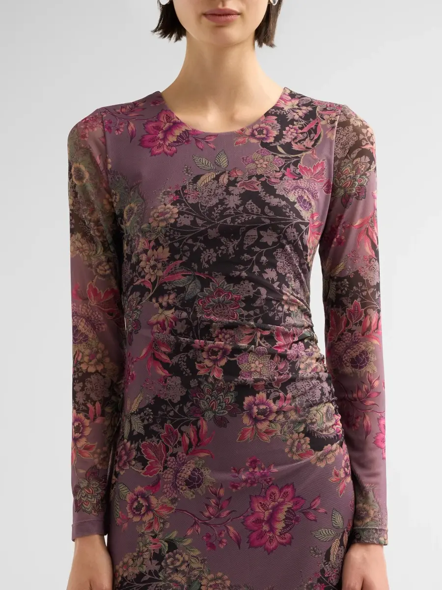 Johnny Was Women's Jemma Floral Mesh Sheath Midi Dress | Thumbnail 5