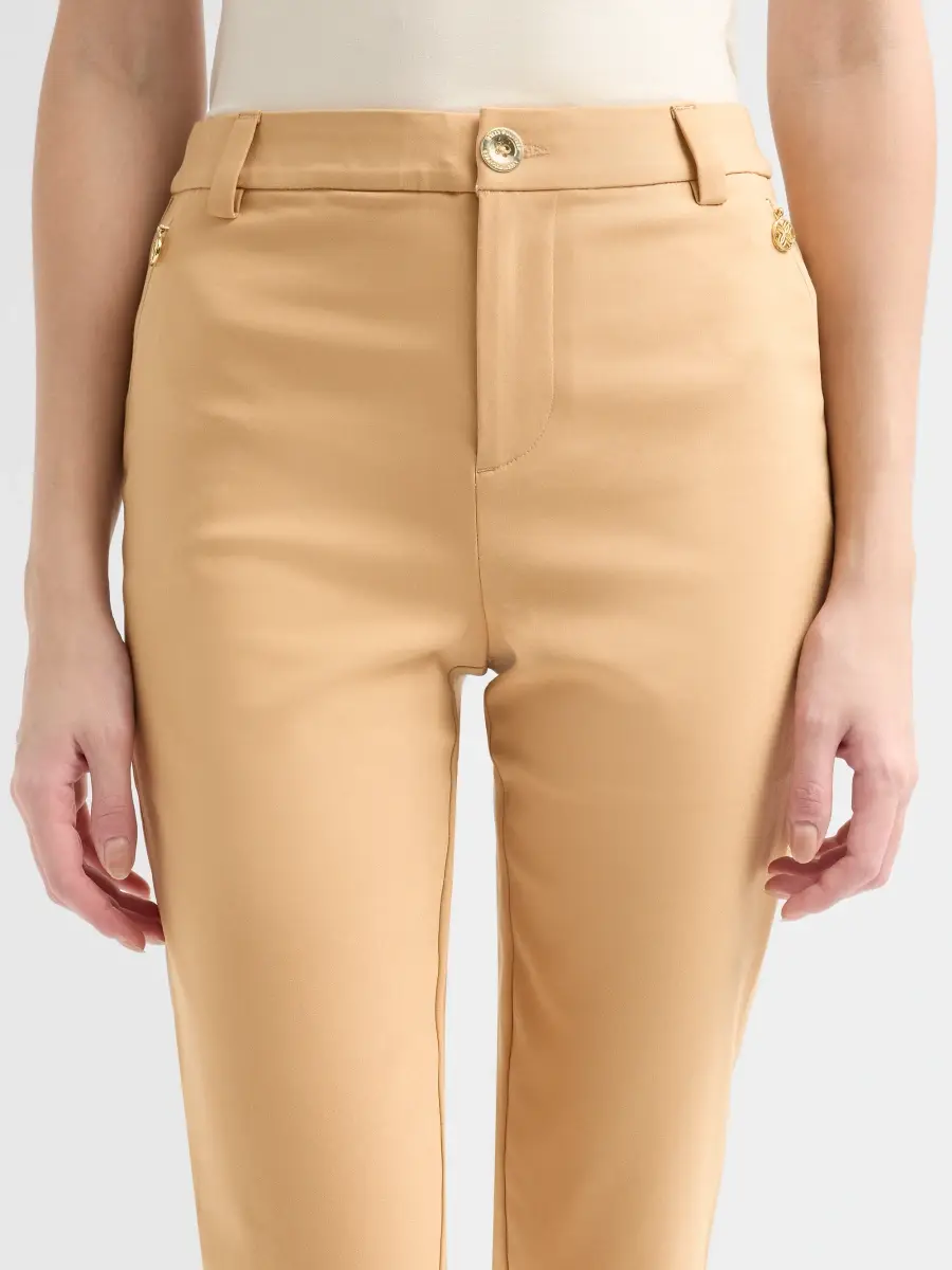 Lilly Pulitzer Women's Ana Stretch Cotton-Blend High-Rise Pants | Thumbnail 5 Lilly Pulitzer Women's Ana Stretch Cotton-Blend High-Rise Pants | Thumbnail 5