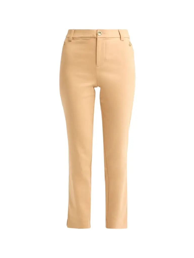 Women's Ana Stretch Cotton-Blend High-Rise Pants