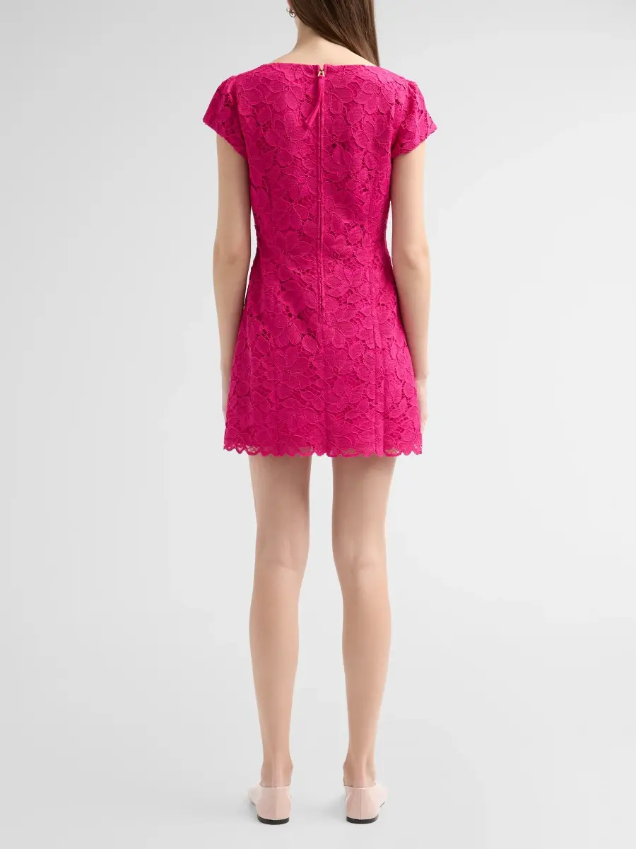 Lilly Pulitzer Women's Jules Short-Sleeve Lace Romper | Thumbnail 3