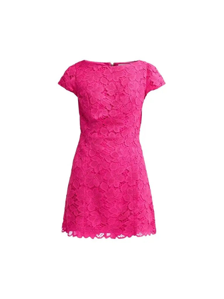Lilly Pulitzer Women's Jules Short-Sleeve Lace Romper