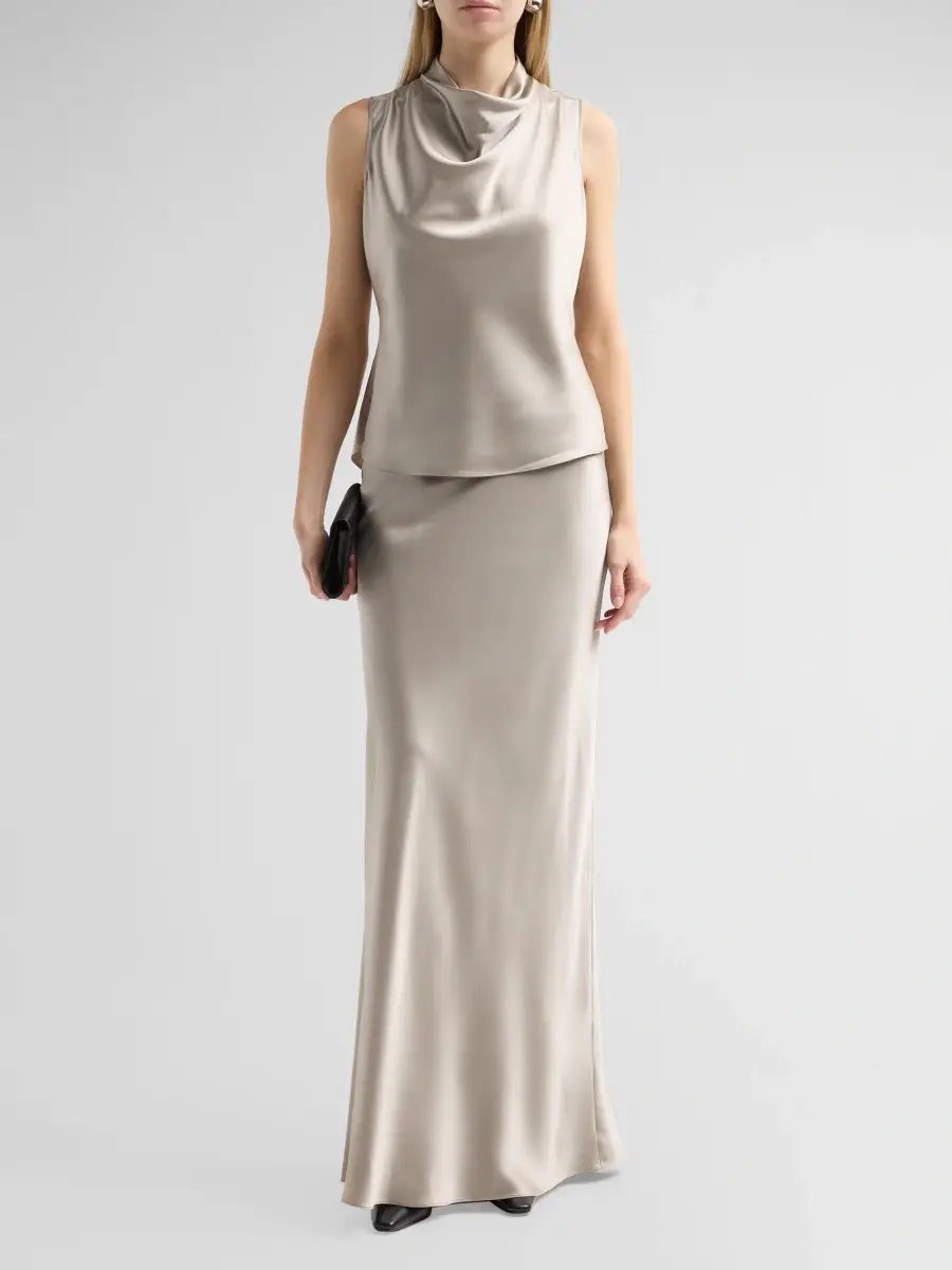 Veronica Beard Women's Medina Satin Maxi Skirt | Thumbnail 2 Veronica Beard Women's Medina Satin Maxi Skirt | Thumbnail 2