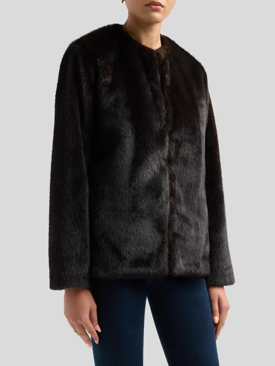 Veronica Beard Women's Griselda Faux-Fur Coat | Thumbnail 4 Veronica Beard Women's Griselda Faux-Fur Coat | Thumbnail 4