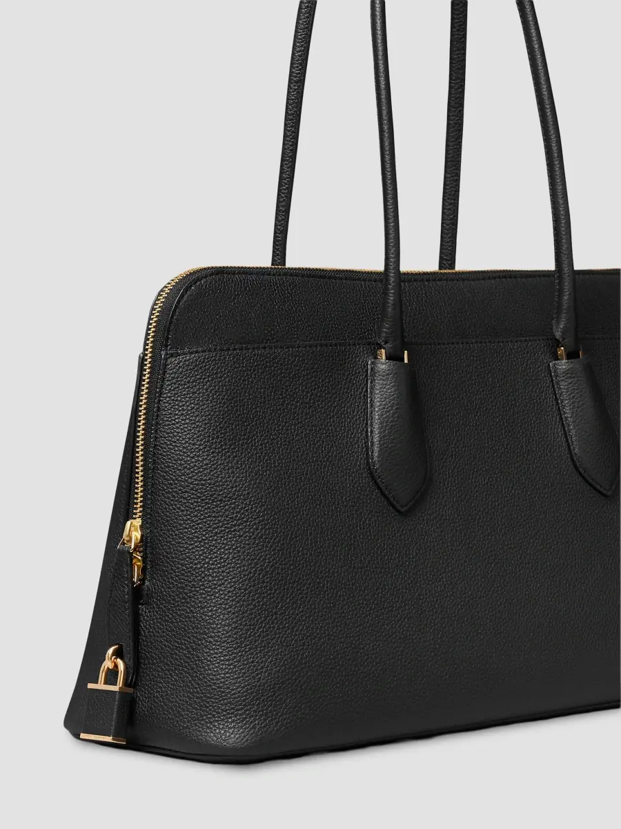Tory Burch Women's Lock Pebbled Leather Shoulder Bag | Thumbnail 5 Tory Burch Women's Lock Pebbled Leather Shoulder Bag | Thumbnail 5