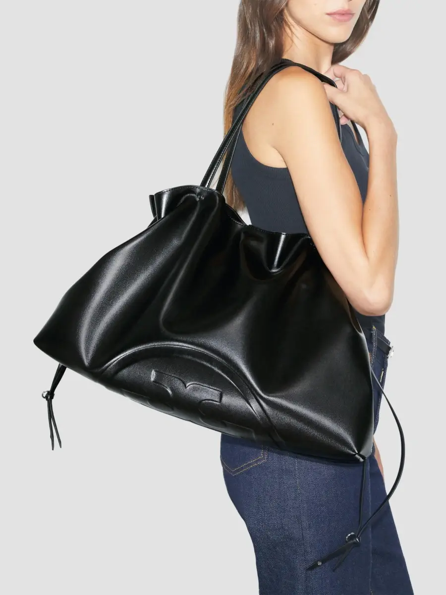 Tory Burch Women's Ella Natuura Logo Tote Bag | Thumbnail 2 Tory Burch Women's Ella Natuura Logo Tote Bag | Thumbnail 2